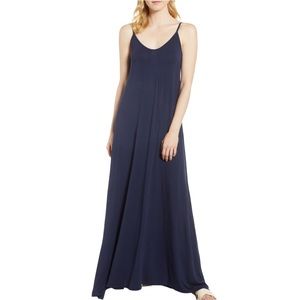 LOVEAPPELLA Midnight Blue Maxi Dress M NWT